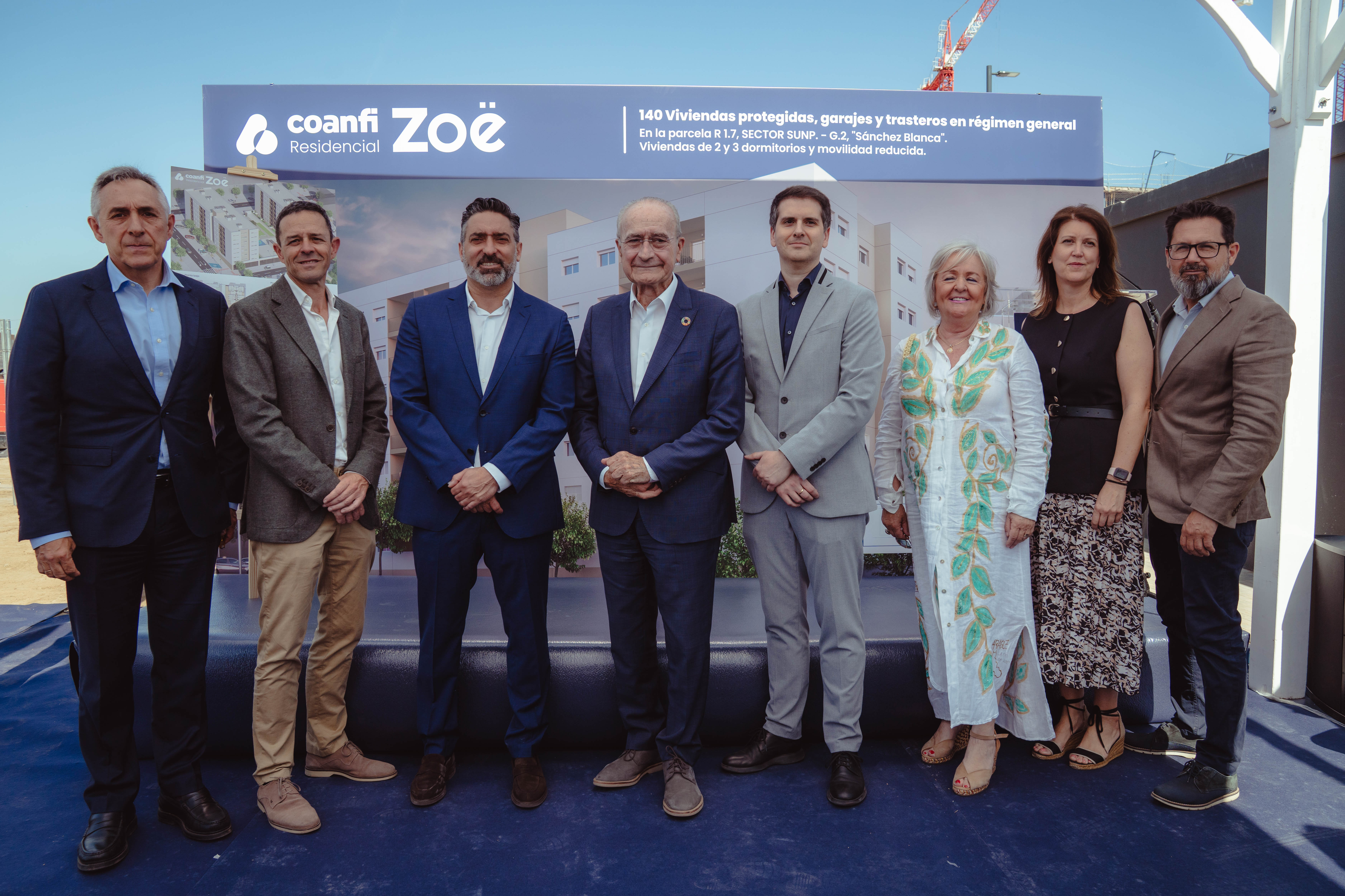 Primera Piedra de Residencial Zoë en Málaga